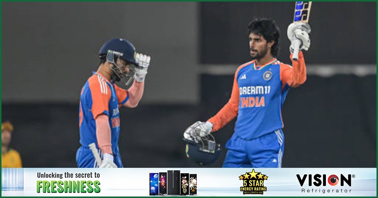 তিলকের সেঞ্চুরির পর শেষের নাটকীয়তা উতরে জিতল ভারত